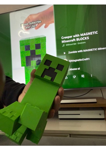 Minecraft Creeper Craft-A-Block Sarmaşık