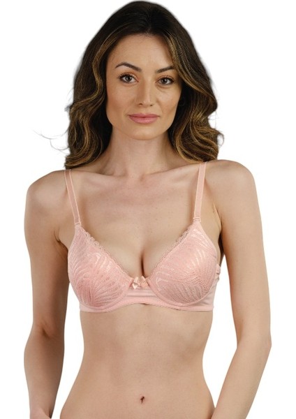 Iç Giyim Kadın Dantelli Destekli Sütyen Ekru 550