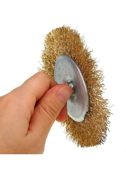 5 Parça Pimli Matkap İçin Tel Fırça Seti Prinç Kaplı Çelik Tel Fırça Silindir. Konik Set modelleri