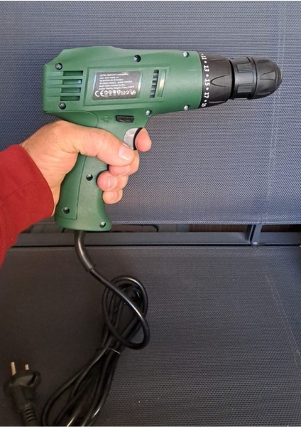 Elektrikli Kablulu Matkap Tork Ayarlı Ayarlı Sağ Sol Dönme Vidalama 240W Sökme Takma 10mm Darbesiz