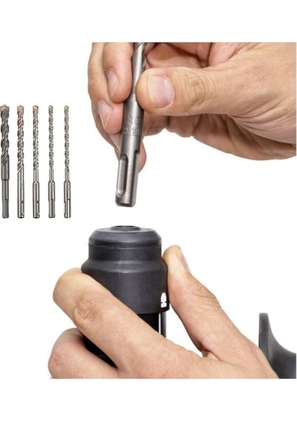 Kırıcı Delici Hilti Için Sds Plus Matkap Ucu Seti 7 Parça 6MM-12MM indirimleri