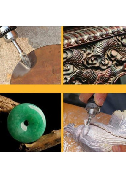 Matkap Için Eğe Törpü Seti Ahşap Metal Ince Diş Aşındırma Törpüleme Freze Uç Seti 5 Parça