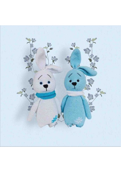 Amigurami Sevimli Şapşik Tavşan Kardesler