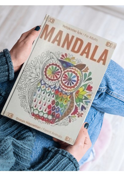 Yetişkinler Için Mandala Orman Hayvanları Seti