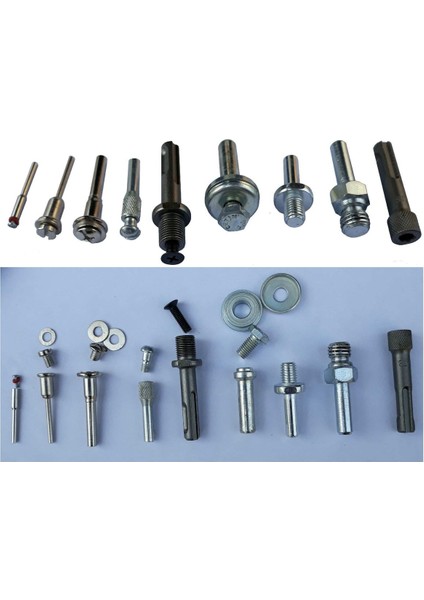 Dremel Matkap Hilti Sds Adaptörü Mini Daire Disk Testere Mandren Bağlantı Elemanı Vidalı Pim Mandire