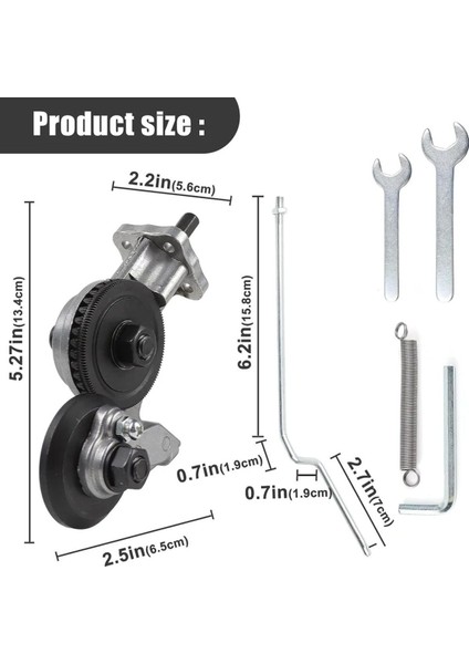Şarjlı Matkaplar İçin Metal Plaka ve Sac Kesme Aparatı Açılı Oval Çatı Sacı Hızlı Kesici