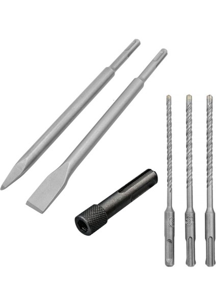Kırıcı Delici Hilti İçin Sds Plus Elmaslı 3lü Matkap Ucu Murç Keski Sds Vidalama Bits Adaptör Seti