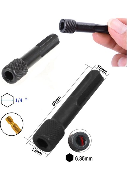 Kırıcı Delici Hilti İçin Sds Plus Elmaslı 3lü Matkap Ucu Murç Keski Sds Vidalama Bits Adaptör Seti