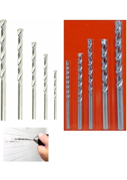 Beton Duvar Delme Matkap Uç Seti 5 Parça Elmas Delme Ucu Seti modelleri