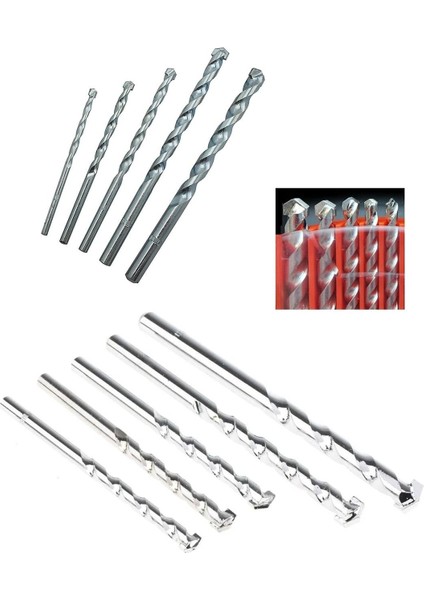 Beton Duvar Delme Matkap Uç Seti 5 Parça Elmas Delme Ucu Seti fırsatları