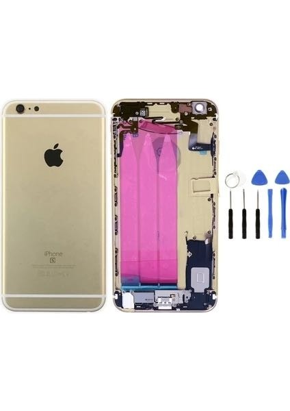 Dnctech Apple iPhone 6s Plus Dolu Kasa Gold (Tamir Seti Hediyeli)