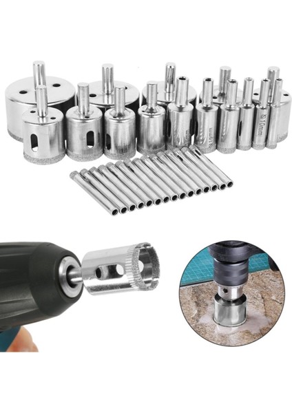 8 mm Elmas Kaplı Cam Fayans Mermer Delme Matkap Panc Ucu fiyatları