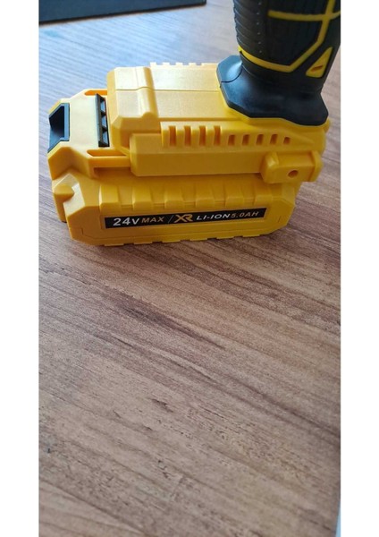 Şarjlı Tornavida Pili Akülü Matkap Aküsü 2.0 Mah Lion Yedek Batarya 5.0AH Battery Universal Işıklı