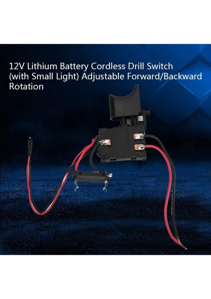 7.2V - 24V Akülü Matkap Anahtarı Hız Kontrol Tetik Anahtarı Şarjlı El Matkabı Tetiği Hız ve Yön Ayar