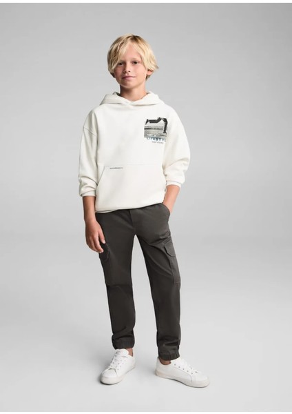 Mango Desei Pamuklu Sweatshirt