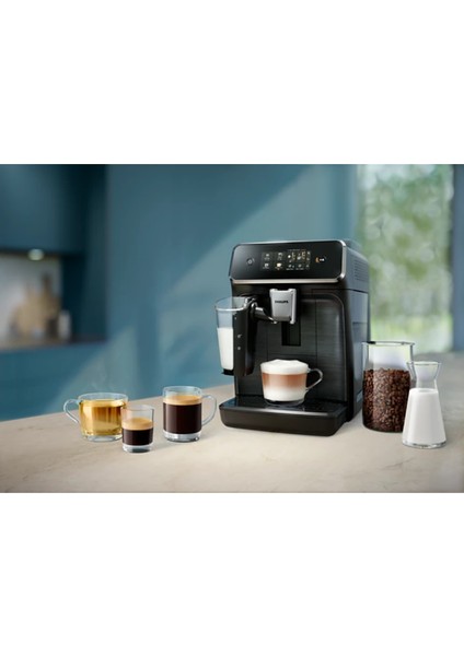 Lattego Tam Otomatik Espresso Makinesi, 4 Farklı Kahve Coffee+ Mobil Uygulaması %100 Seramik Öğütücülerle Zenginleştirilmiş Aroma modelleri