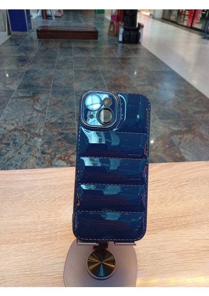 iPhone 15 İçi Kadife Puffer Kapak Yumuşak Dokulu Kamera Korumalı Kılıf