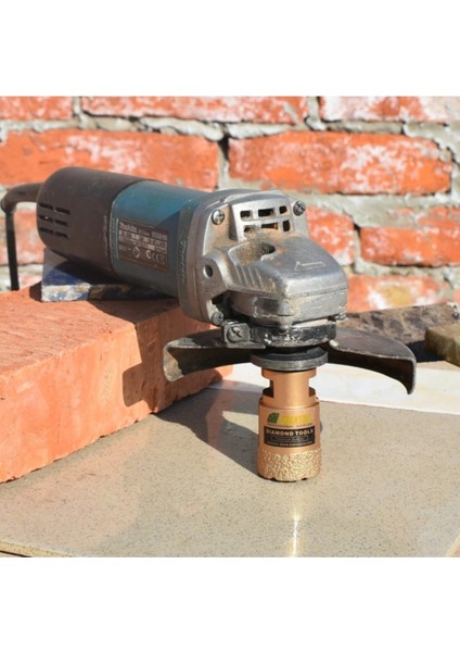 Mermer Granit Panç M14 Fayans Beton Pancı 100MM Sarı Elmas Delme Ucu Avuç Taşlama Uyumlu Karot fırsatları