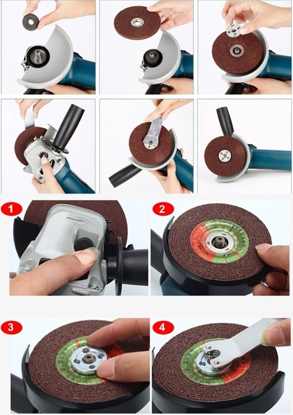 Avuç Taşlama 900W 115MM 11000 Rpm Spral Taşlama Makinesi Anahtarlı Slikon Kordonlu Anahtarlı