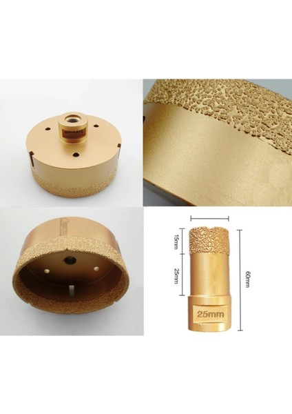 Mermer Granit Panç M14 Fayans Beton Pancı 45MM Sarı Elmas Delme Ucu Avuç Taşlama Uyumlu Karot fırsatları