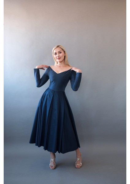 Royal Midi Elbise