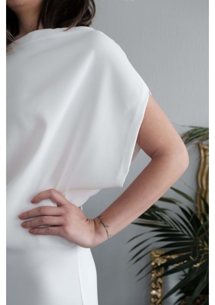 Kadın Krep Nikah Elbisesi