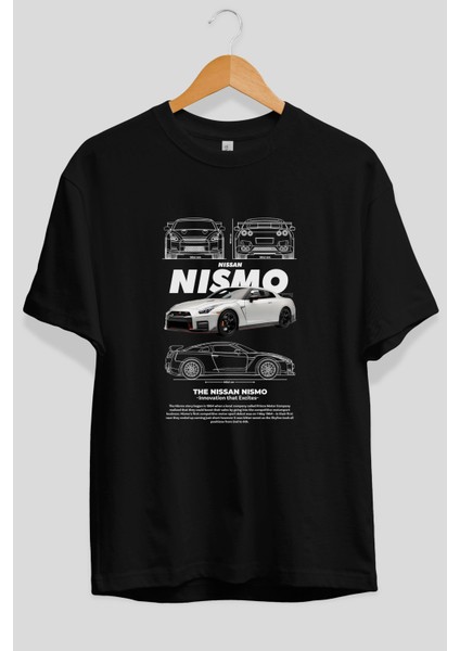 Nıssan Nısmo Ön Baskılı Oversize T-Shirt Erkek Kadın Unisex %100 Pamuk Bisiklet Yaka Tişort fiyatları