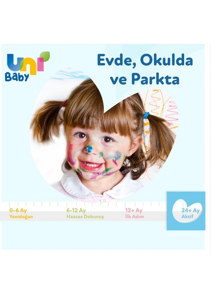Islak Mendil Aktif 24+ Ay 3x52 Adet