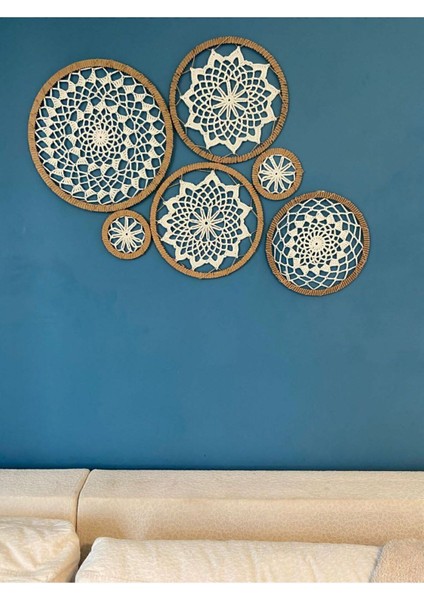 Britishome Altılı Bohem Duvar Dekoru - Düş Kapanı - Dream Catcher fiyatları