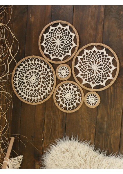 Britishome Altılı Bohem Duvar Dekoru - Düş Kapanı - Dream Catcher modelleri