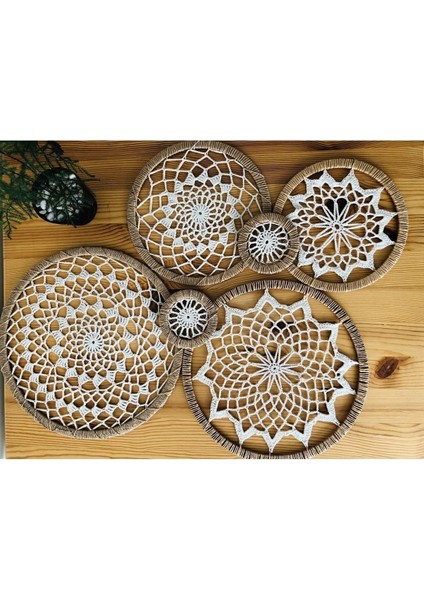 Britishome Altılı Bohem Duvar Dekoru - Düş Kapanı - Dream Catcher indirimleri