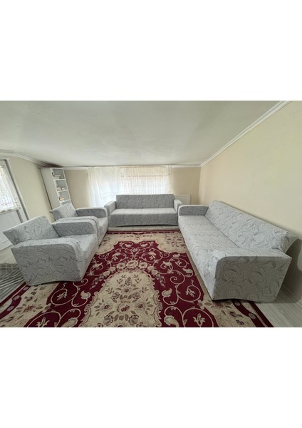 BAQDO Sehra Desen Koltuk Örtüsü 3+3+1+1 Takımı Koltuk Kılıfı Kanepe Kılıfı Lastili Esnek Yıkanabilir Kanepe örtüsü Sehra 3311 fiyatları