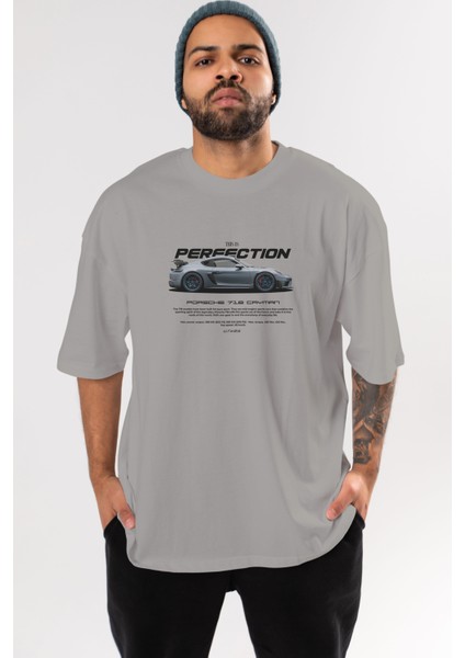 Thıs Is Perfectıon Ön Baskılı Oversize T-Shirt Erkek Kadın Unisex Pamuk Bisiklet Yaka Tişort