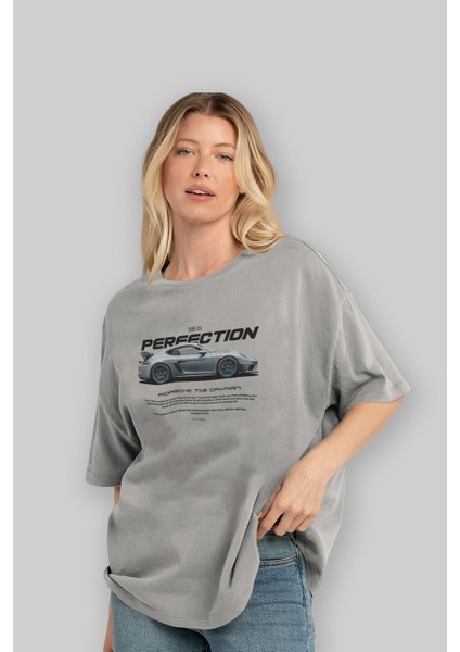 Thıs Is Perfectıon Ön Baskılı Oversize T-Shirt Erkek Kadın Unisex Pamuk Bisiklet Yaka Tişort fırsatları