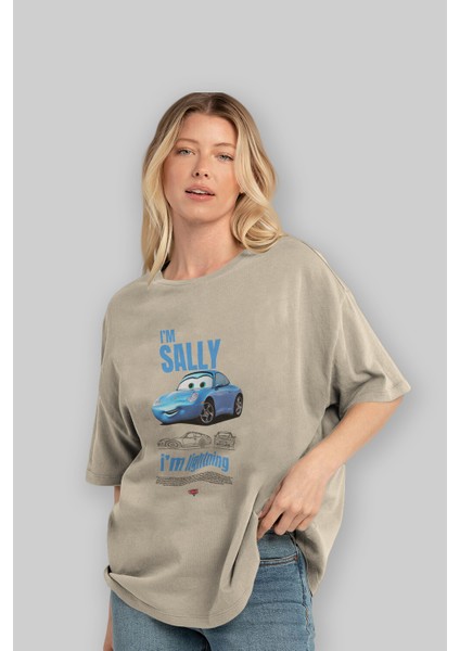 I Am Sally , I Am Lightning Ön Baskılı Oversize T-Shirt Erkek Kadın Unisex Pamuk Bisiklet Yaka Tişort fırsatları