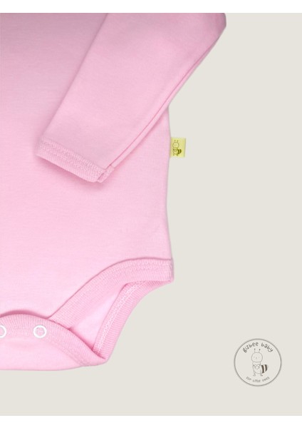 Bebek Bodysuit Pembe Uzun Kollu 3`lü Paket|set - Bebek Atleti %100 Pamuk indirimleri