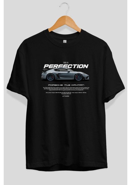 Thıs Is Perfectıon Ön Baskılı Oversize T-Shirt Erkek Kadın Unisex %100 Pamuk Bisiklet Yaka Tişort fiyatları