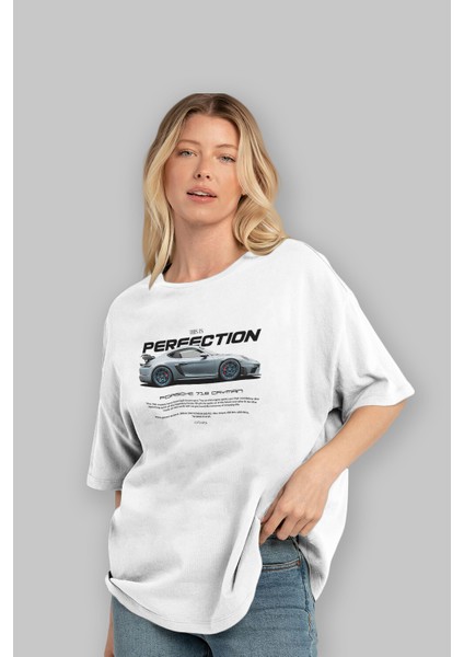 Thıs Is Perfectıon Ön Baskılı Oversize T-Shirt Erkek Kadın Unisex %100 Pamuk Bisiklet Yaka Tişort fırsatları