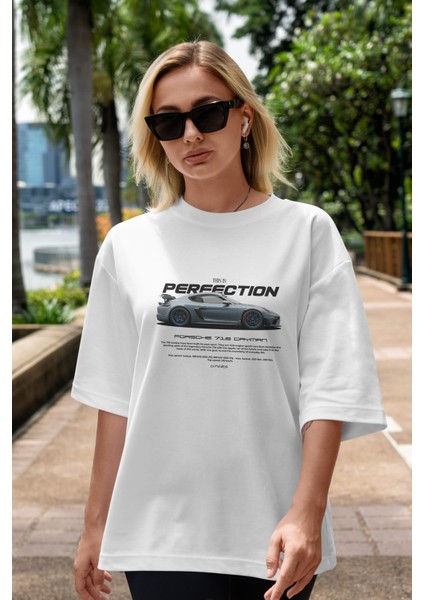 Thıs Is Perfectıon Ön Baskılı Oversize T-Shirt Erkek Kadın Unisex %100 Pamuk Bisiklet Yaka Tişort indirimleri