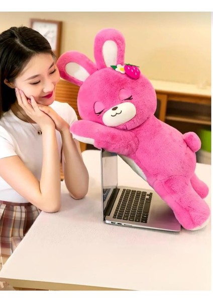Çilek Tavşan Büyük Boy 65 cm Uyku Arkadaşı | Sevgiliye Hediyelik Sarılma Yastığı| Yumuşak Peluş fiyatları