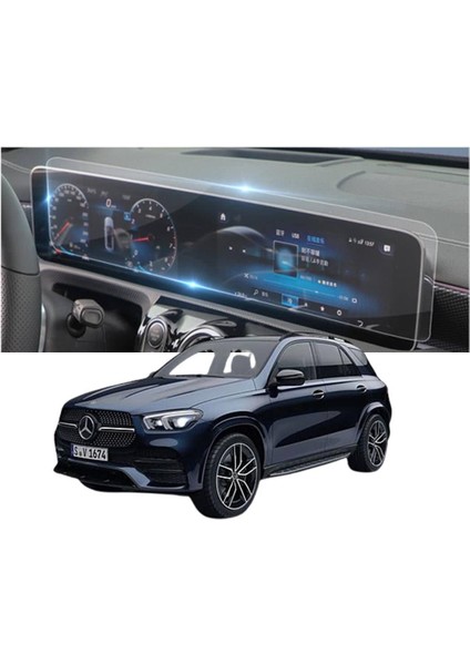 Mercedes GLE 2019-2024 Model Gösterge ve Dokunmatik Bilgi Ekranı Uyumlu 9H Nano Ekran Koruyucu modelleri