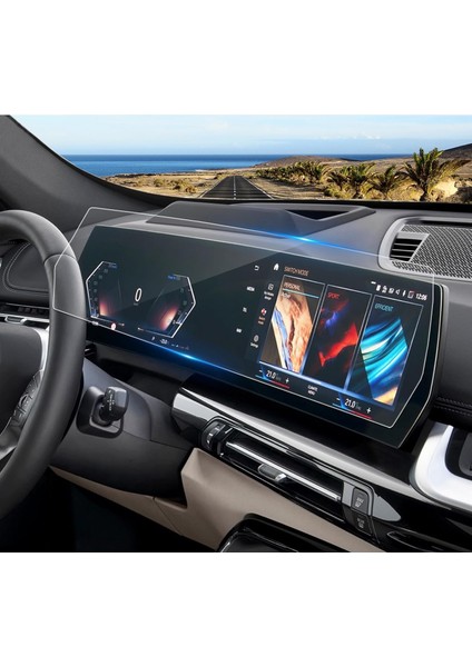 Bmw X2 2024 Model Gösterge ve Dokunmatik Bilgi Ekranı Uyumlu 9h Nano Ekran Koruyucu
