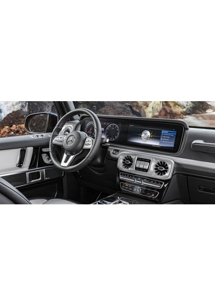 Mercedes G Serisi 2018-2024 Model Multimedya ve Dijital Gösterge Ekranı Uyumlu 9H Nano Ekran Koruyucu modelleri