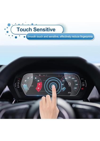 Audi A3 2021-2024 Model Direksiyon Arkası Gösterge Panel Uyumlu 9H Nano Ekran Koruyucu fiyatları