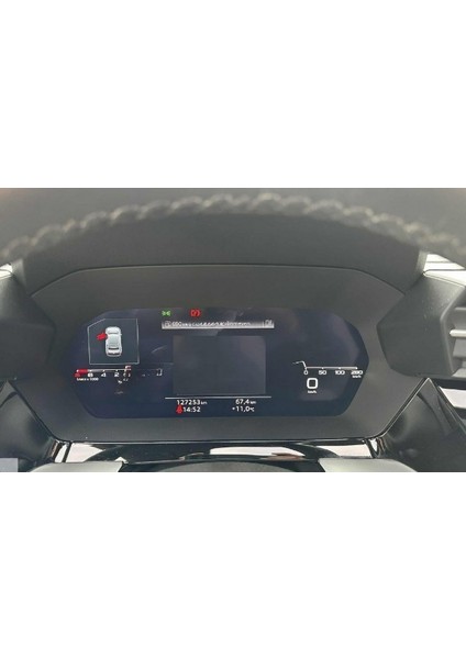 Audi A3 2021-2024 Model Direksiyon Arkası Gösterge Panel Uyumlu 9H Nano Ekran Koruyucu modelleri