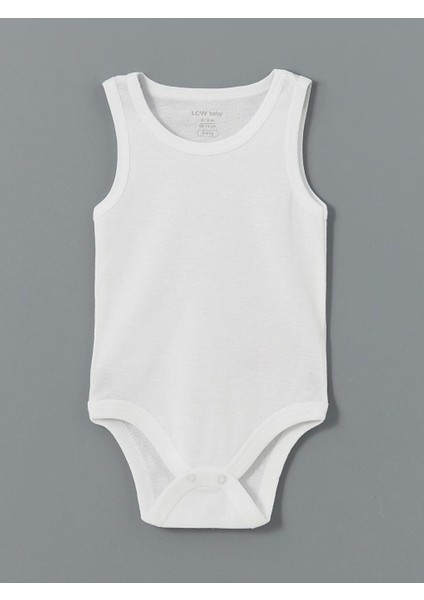 Lcw Baby Bisiklet Yaka Basic Kız Bebek Çıtçıtlı Body 2'li
