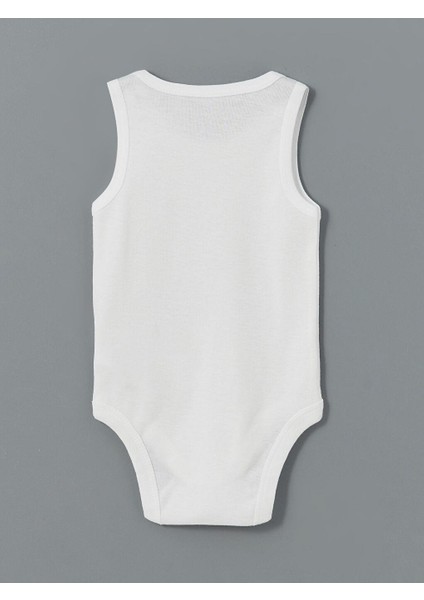 Lcw Baby Bisiklet Yaka Basic Kız Bebek Çıtçıtlı Body 2'li