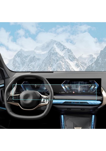 Bmw M2 2024 Model Gösterge ve Dokunmatik Bilgi Ekranı Uyumlu 9H Nano Ekran Koruyucu