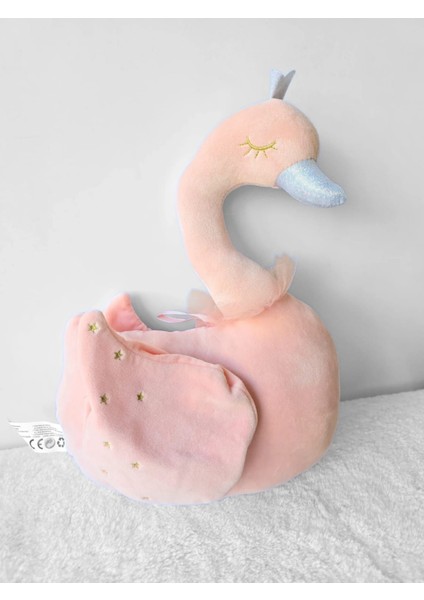 Soft Peluş Kuğu 35 cm – Bebek Odası Için Yumuşacık Dekoratif Yastık - Peluş Oyuncak