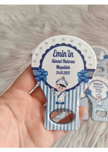 50 Adet Sünnet Çocuklu Balon Açacak Magnet Yenidoğan Doğum Günü Mevlüt Hediyelikleri